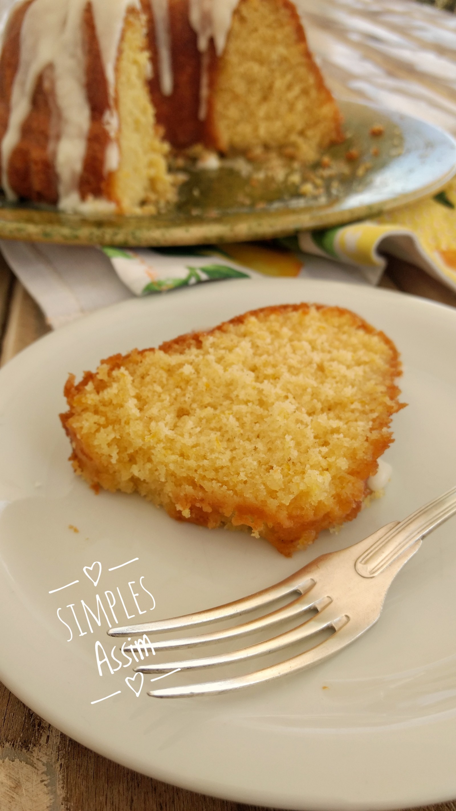 O Melhor Bolo De Laranja Do Mundo Simples Assim