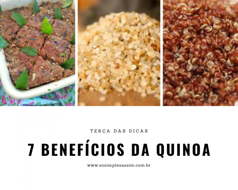 7 Benefícios Da Quinoa- Terça Das Dicas - Simples Assim